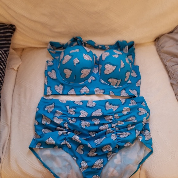 torrid Other - TORRID Heart High Waist Bikini